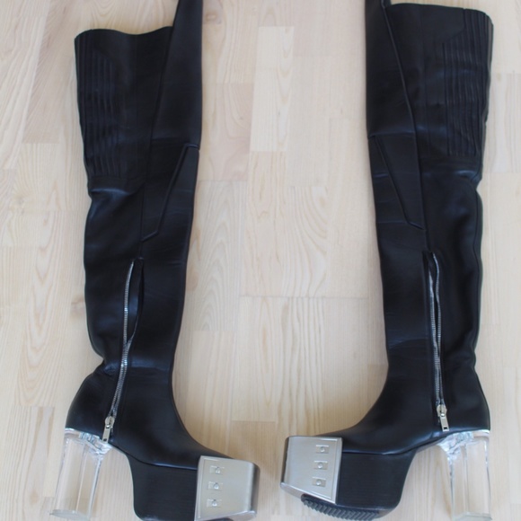 RICK OWENS BOOTS -  SS21 PHLEGETHON SHIELDED PLATFORMS main image 5